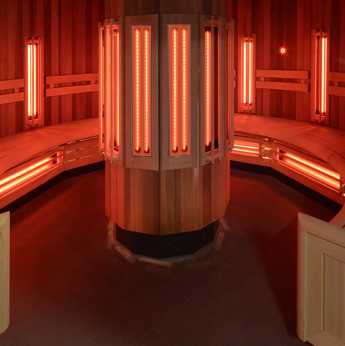 cabine infrarouge, sauna